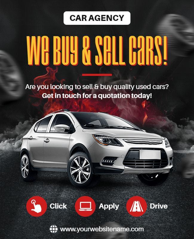 Car and Auto Repair Ad Flyer Template