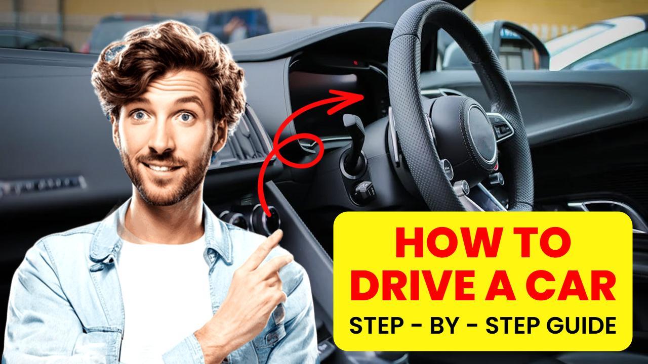 Car Driving Tutorial Step-By-Step YouTube Thumbnail Template