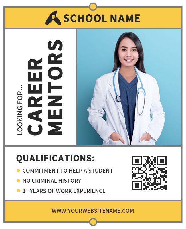 Career Mentorship Opportunity Flyer Template