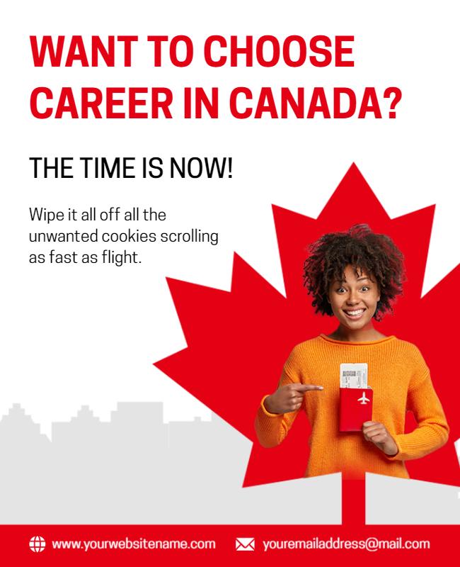 Career Opportunities in Canada Flyer Template