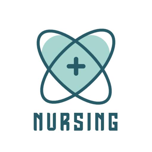 Caring Heart with Plus Symbol Represents Nursing Profession Logo Template