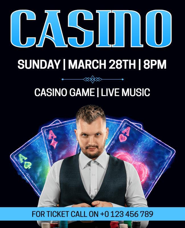 Casino Flyer Template