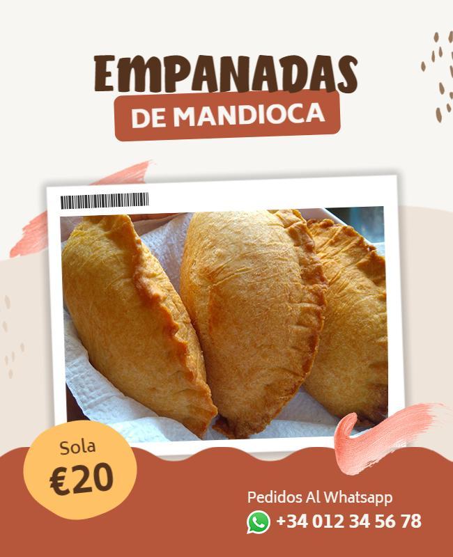 Cassava Empanadas Promotional Flyer Template