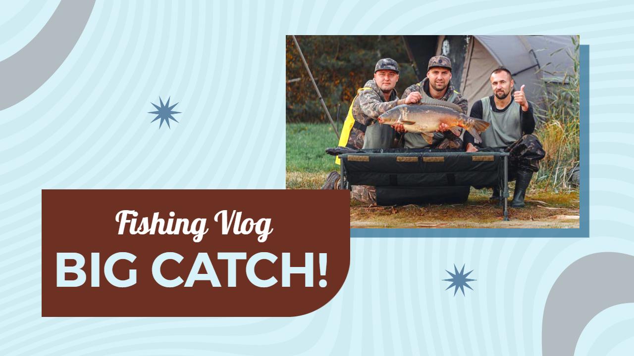 Catch of the Day Fishing Vlog YouTube Thumbnail Template