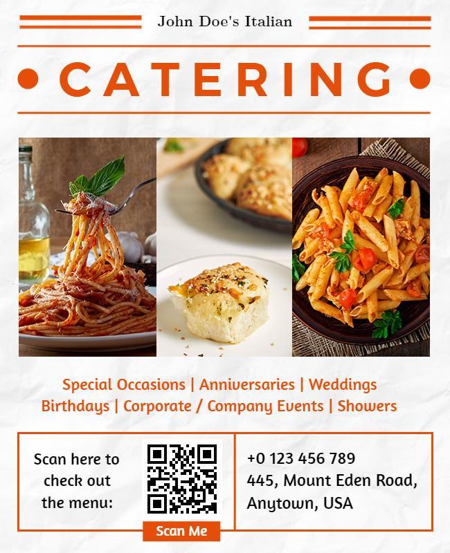 Catering Service Flyer Template