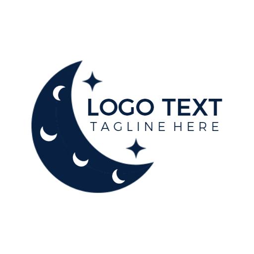 Celestial Moon and Stars Design for Dream Interpretation Logo Template