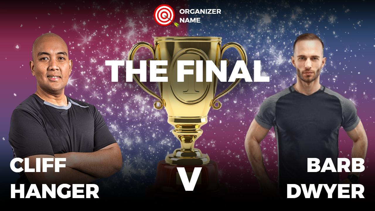 Championship Final Matchup Sports YouTube Thumbnail Template