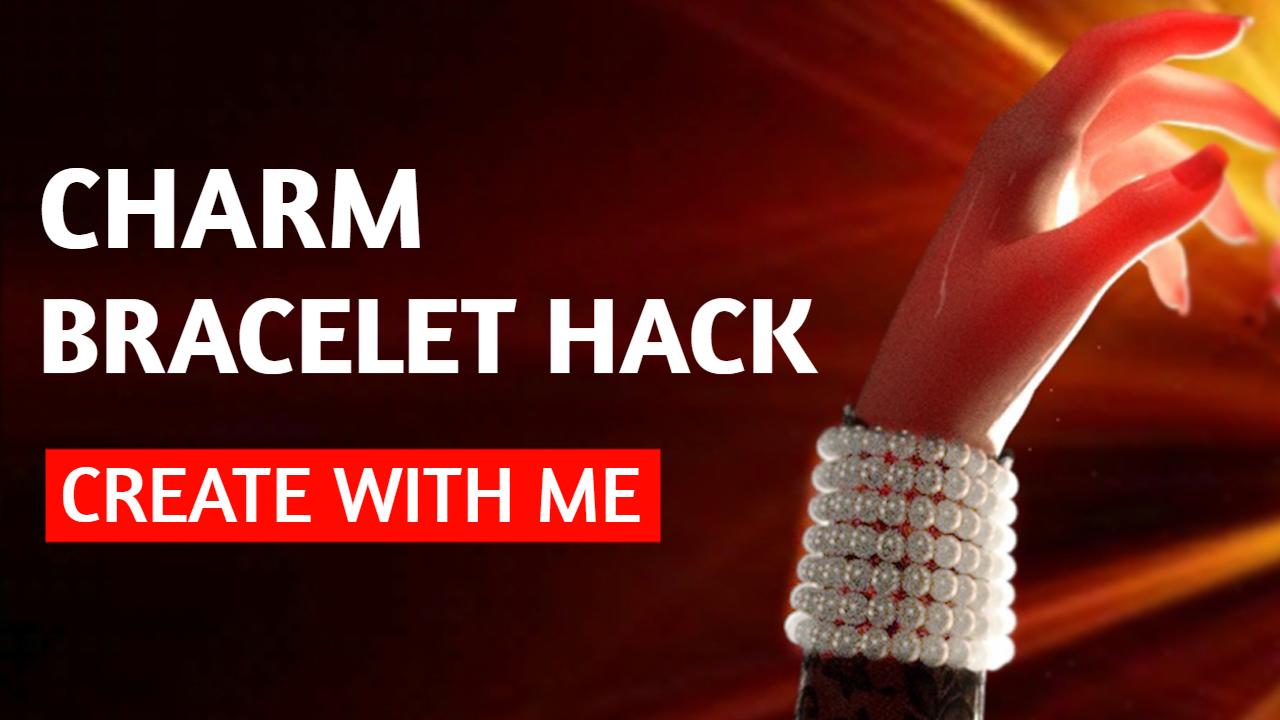 Charm Bracelet Craft Tutorial Trending YouTube Thumbnail Template