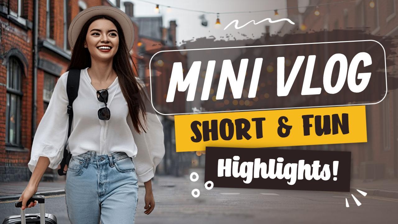 Charming City Exploration Mini Vlog YouTube Thumbnail Template