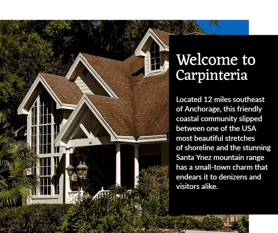 Charming Coastal Welcome Sign for Carpinteria Poster Template