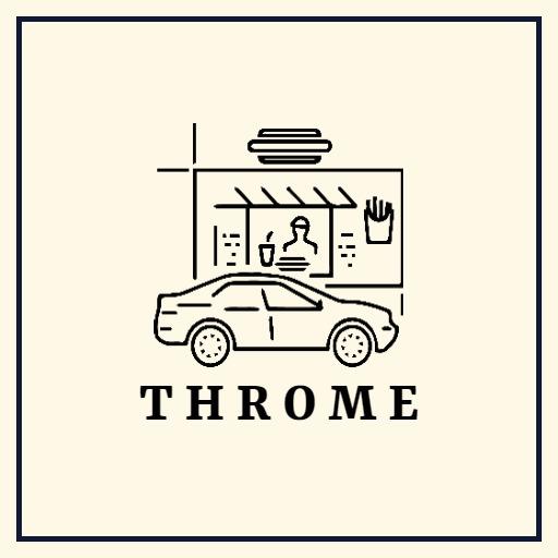 Charming Food Truck Scene Highlighting Street Food Experience Logo Template