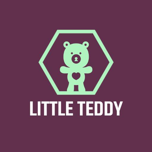 Charming Green Teddy Bear Icon for Playful Branding Logo Template