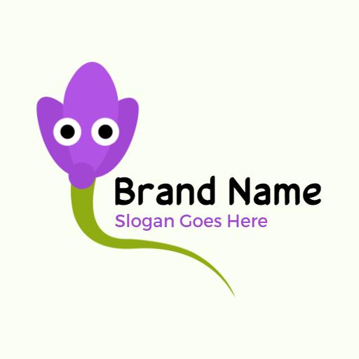 Charming Lavender Flower Design for Floral Branding Logo Template