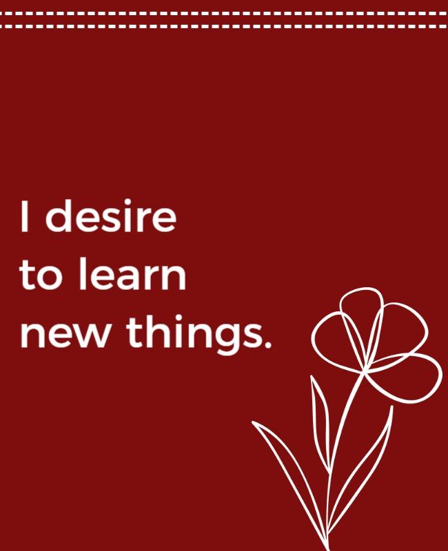 Charming Maroon Floral Inspiration Quote Poster Template