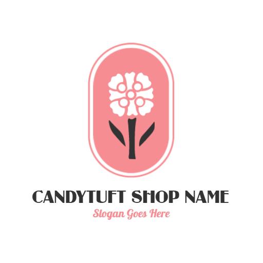 Charming Pink Floral Design Highlighting Florist Services Logo Template