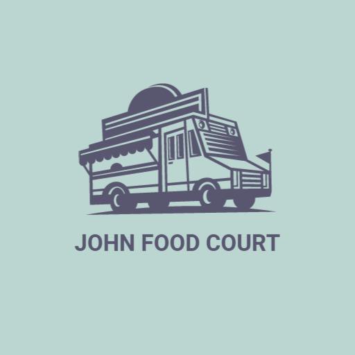 Charming Sketch of a Food Truck for Culinary Ventures Logo Template