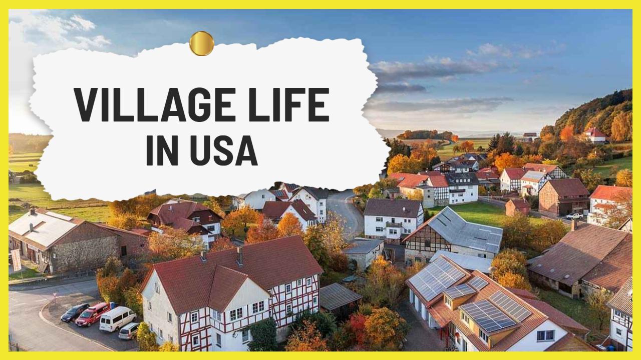 Charming Village Life USA Scenic Views Trending YouTube Thumbnail Template