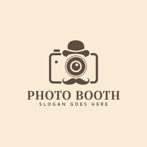 Charming Vintage Camera Design Perfect for Photo Booth Logo Template