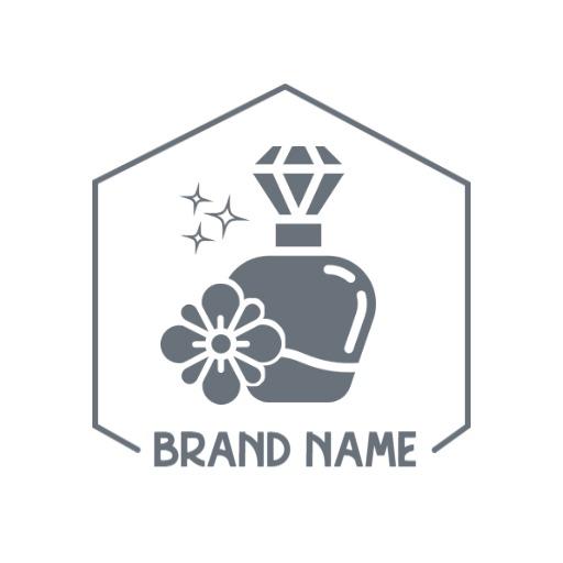 Charming Vintage Perfume Bottle Design for Elegance Logo Template