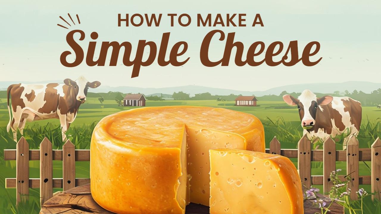 Cheese Making Farmhouse Recipe Cooking Channel YouTube Thumbnail Template
