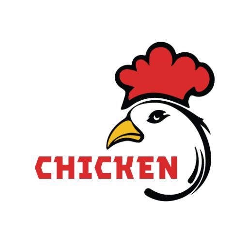 Chef Hat on a Chicken Head Featuring Culinary Excellence Logo Template