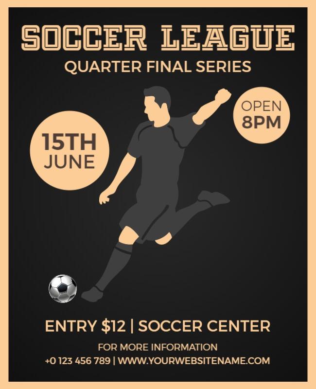 Cherokee Soccer League Flyer Template