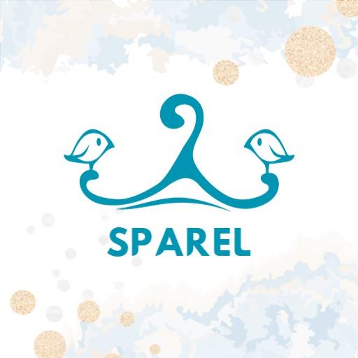 Chic Aqua and Light Cream Fashion Design Logo Template