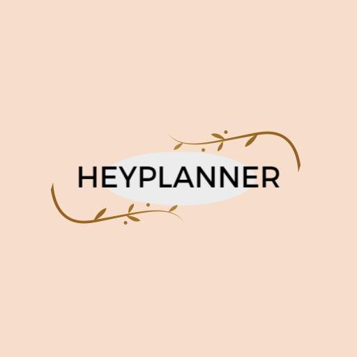 Chic Beige Background with Floral Elements Event Planner Logo Template