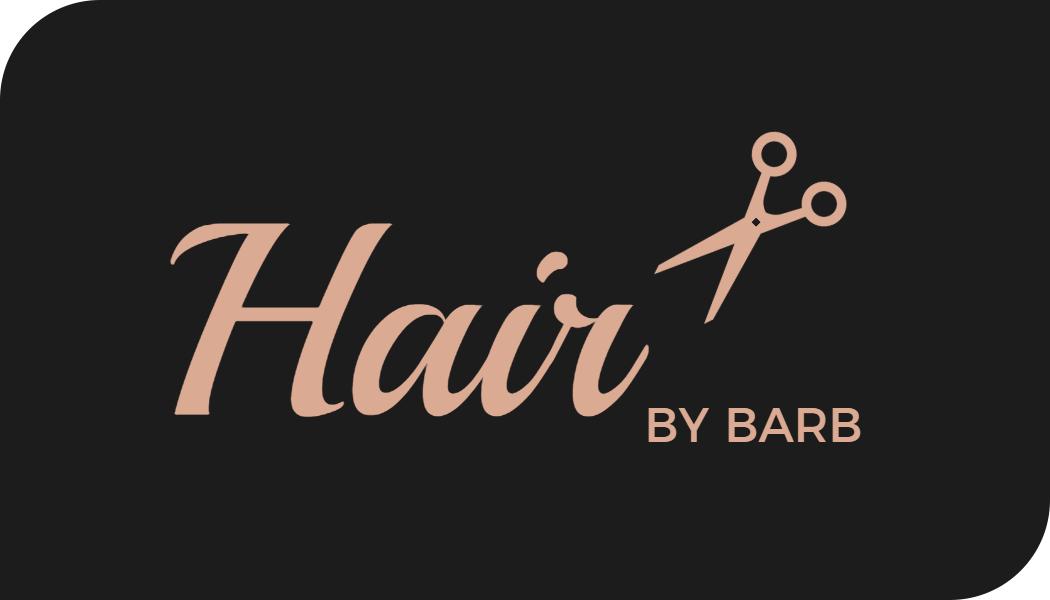 Chic Black and Rose Gold Hair Salon Business Card Template