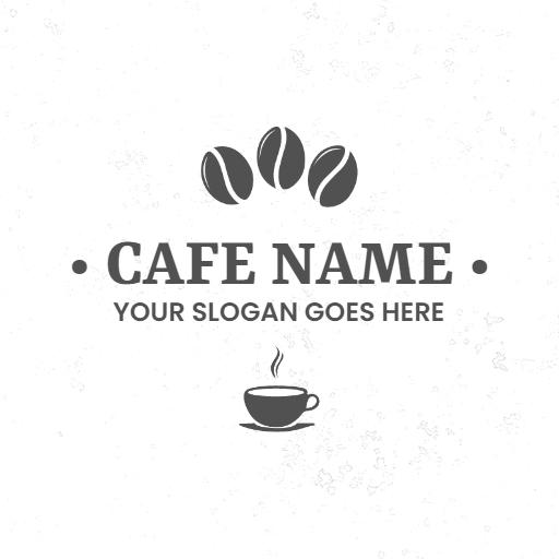 Chic Coffee Beans Design for Modern Cafe Experience Logo Template