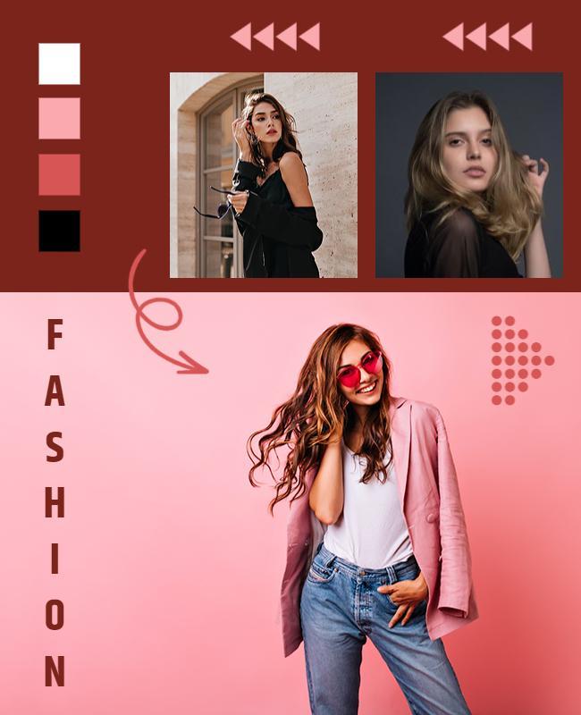 Chic Fashion Trends Promotion Flyer Template