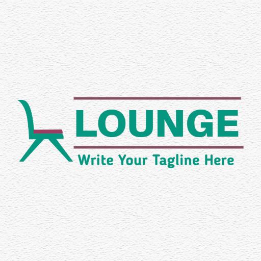Chic Green Chair Design Perfect for Lounge Branding Logo Template