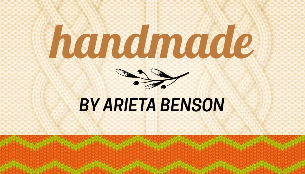 Chic Handmade Artisan Craft Business Card Template