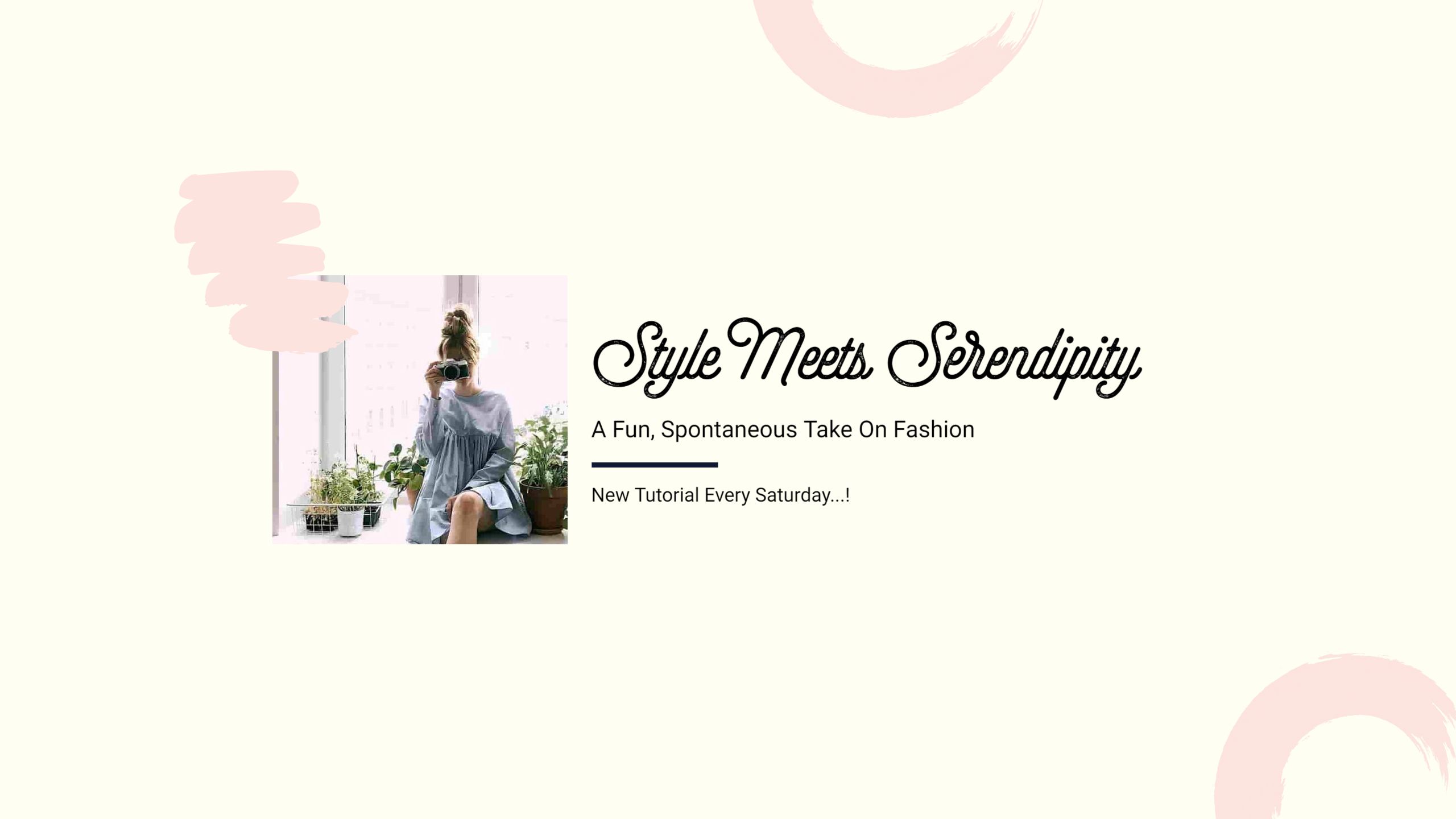 Chic Pastel Background with Fashion Insights YouTube Banner Template