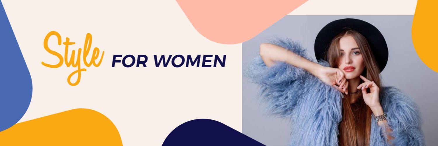 Chic Pastel Colors Emphasizing Women’s Style Twitter Banner Template