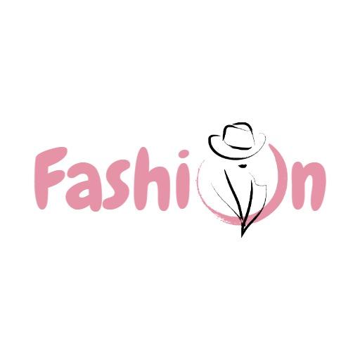 Chic Pink Floral Design Representing Modern Fashion Logo Template
