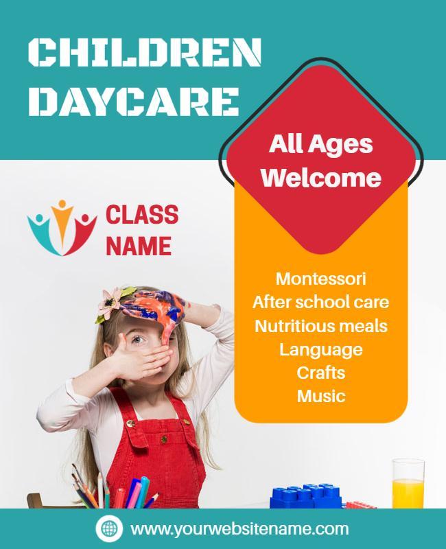 Children Daycare Flyer Template