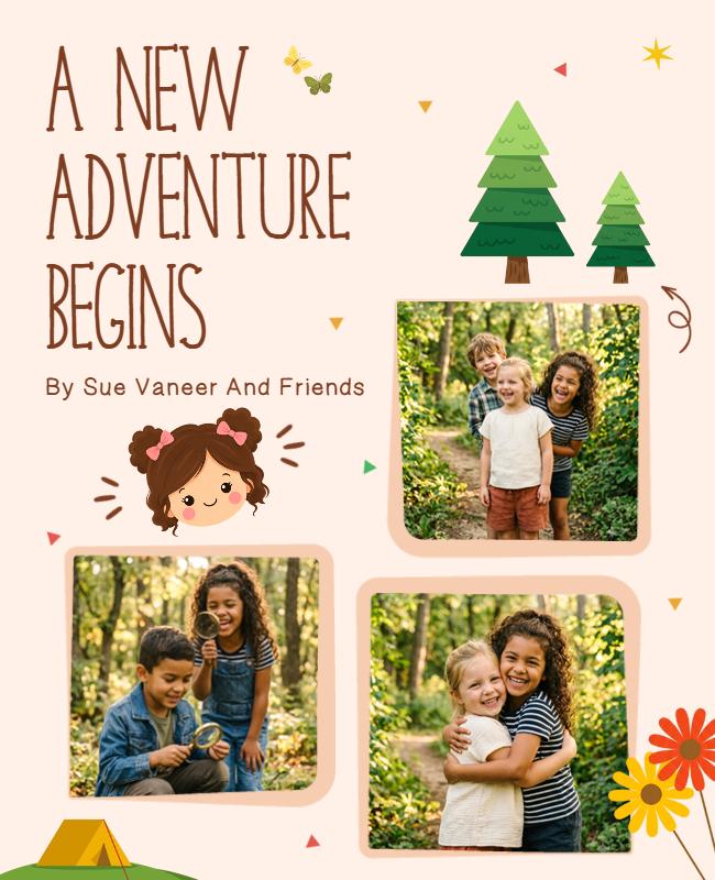 Children's Forest Adventure Poster Template