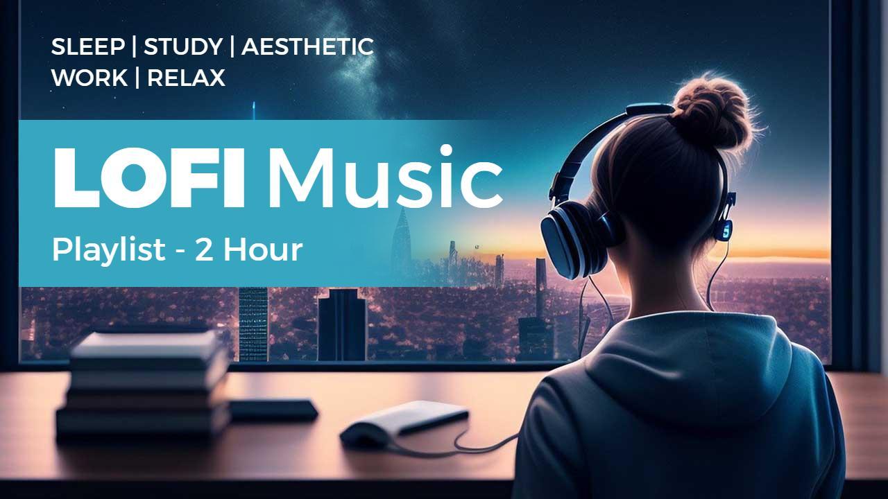 Chill Lofi Music Relaxation Playlist YouTube Thumbnail Template