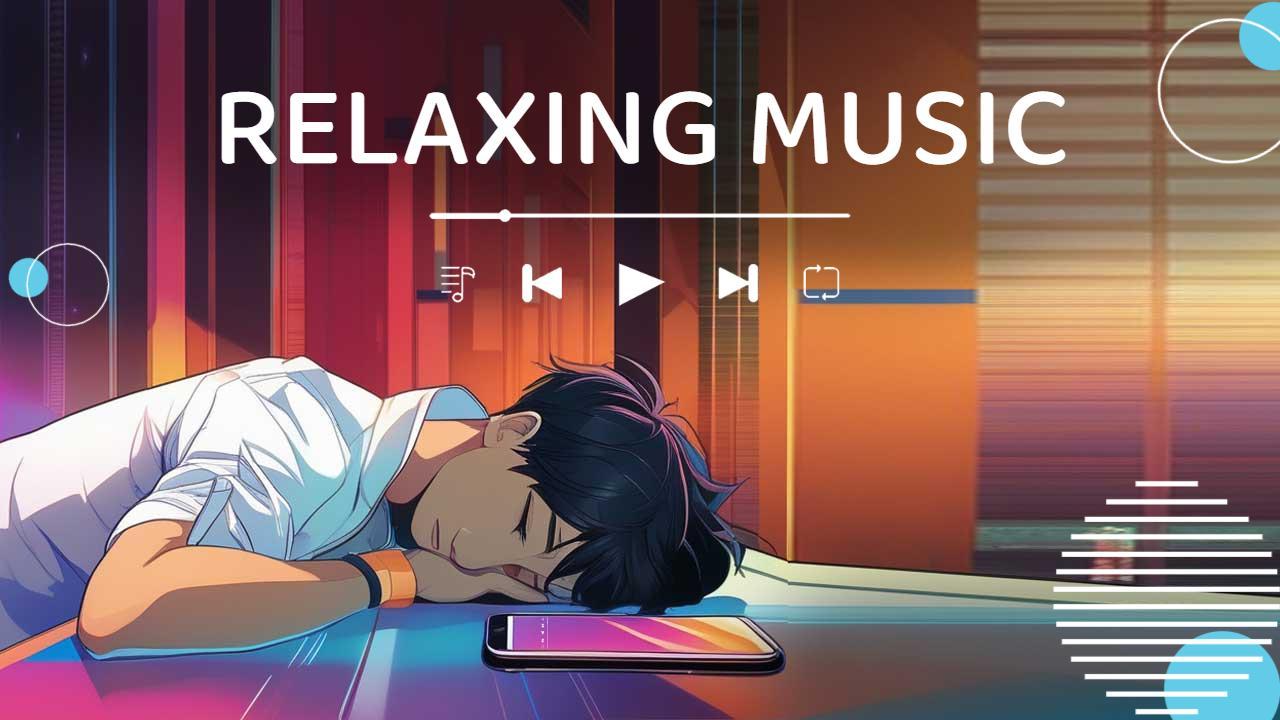 Chill Vibes Relaxing Music Night YouTube Thumbnail Template