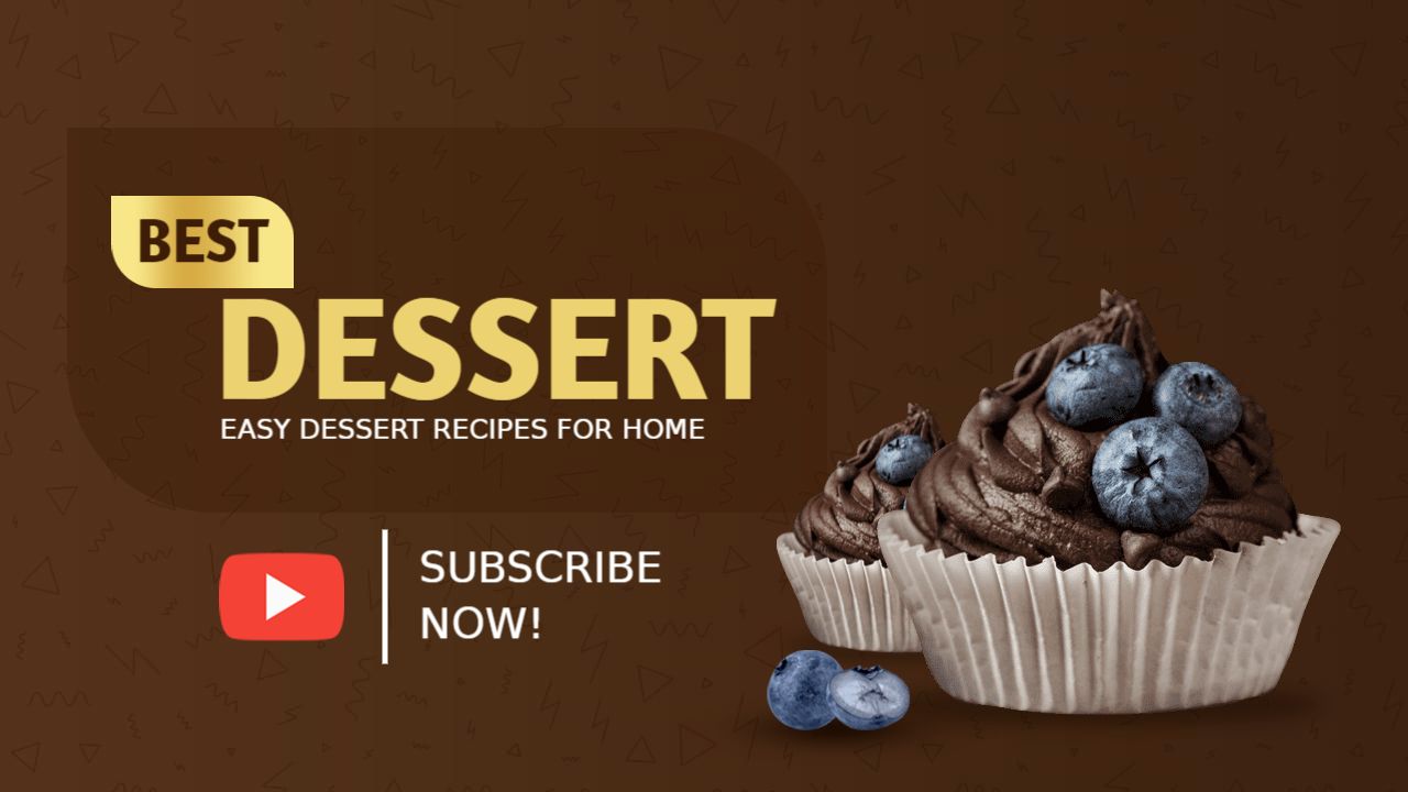 Chocolate Berry Cupcake Recipe Food YouTube Thumbnail Template