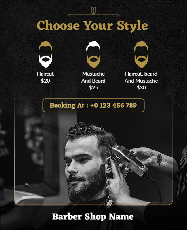 Choose Your Style Flyer Template