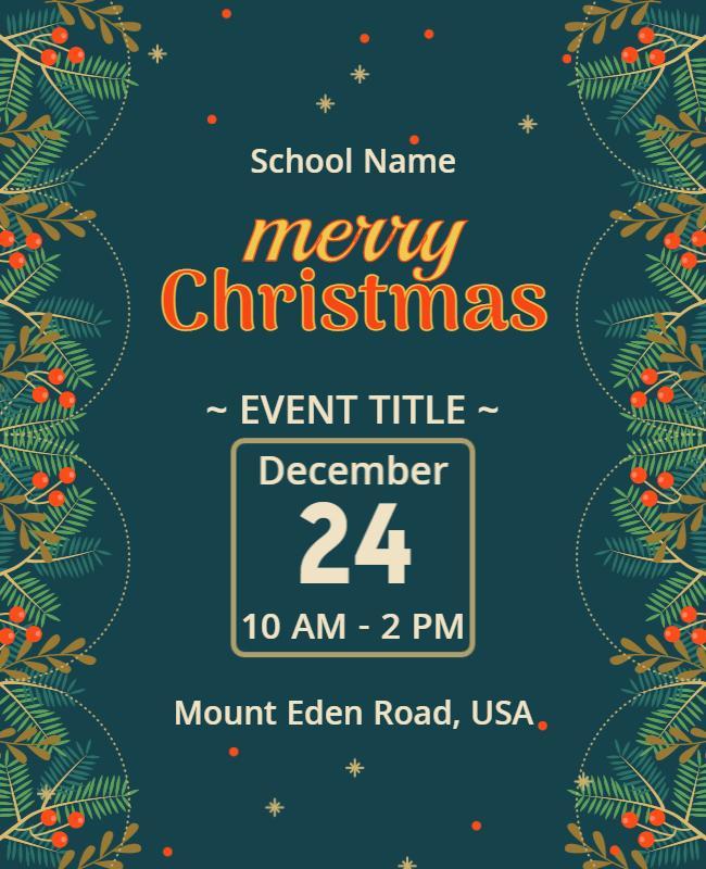 Christmas Event Flyer Template