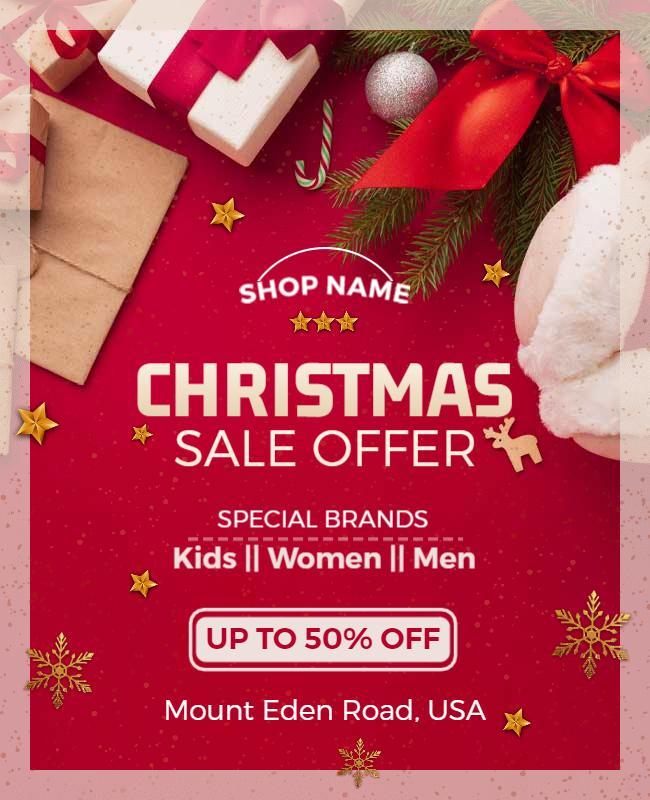 Christmas Offer Flyer Template