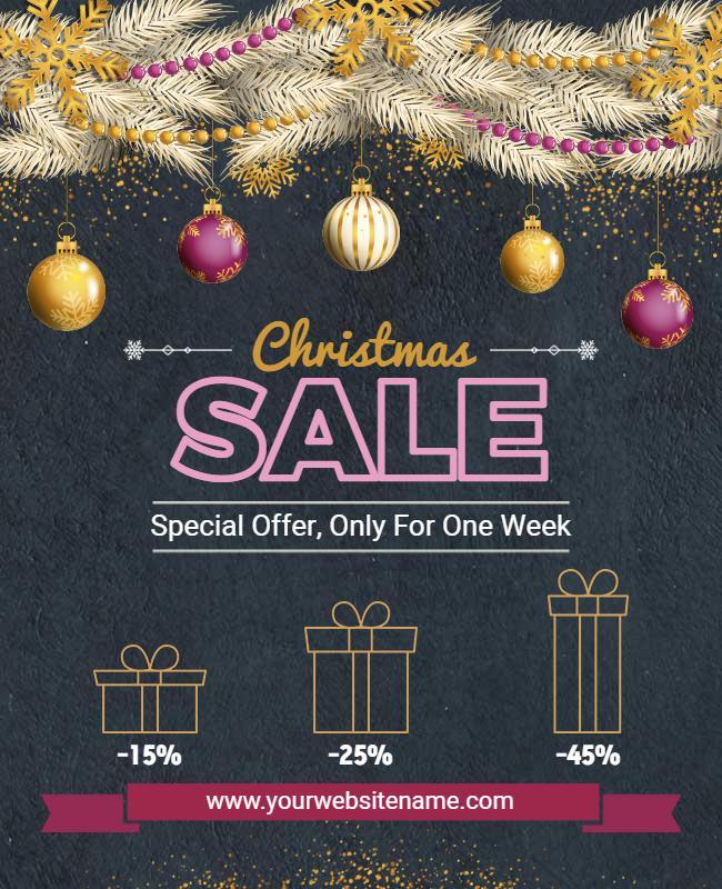 Christmas Sale Flyer Template