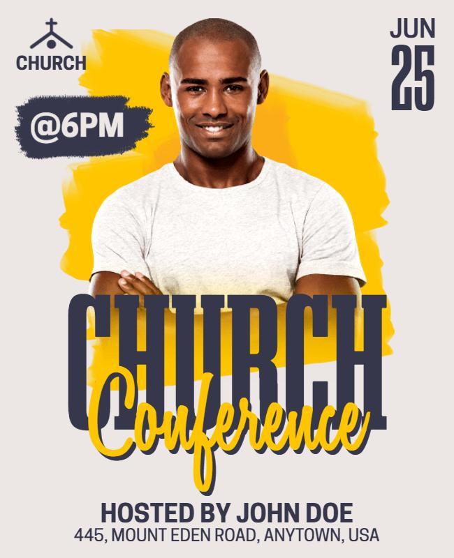 Church Conference Flyer Template