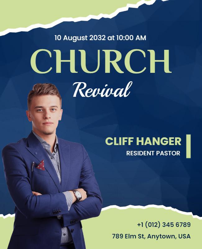 Church Revival Event Flyer Template