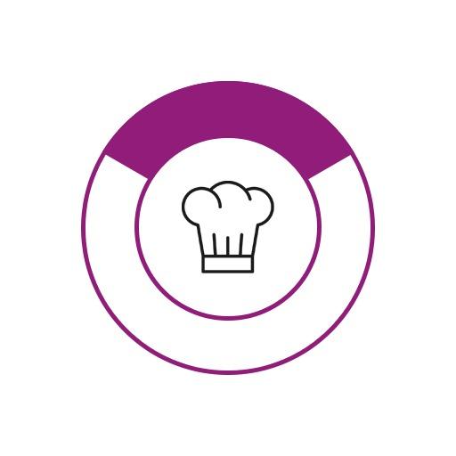 Circular Design Featuring Chef Hat for Culinary Services Logo Template