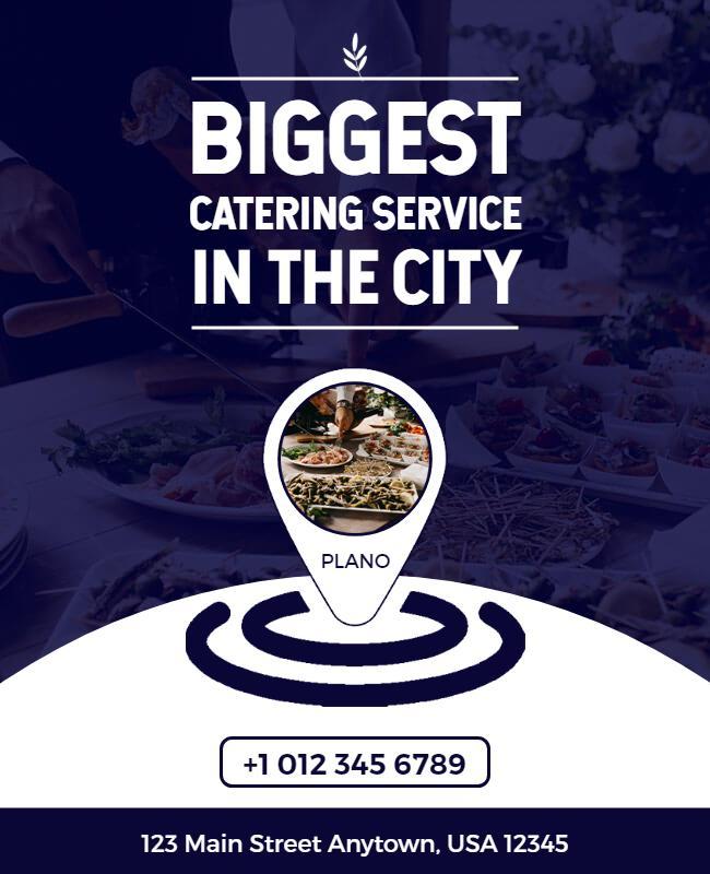 City Catering Service Promotion Flyer Template