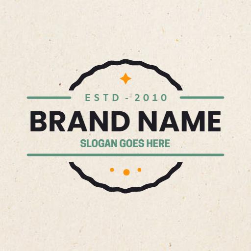 Classic Black and Green Design Embracing Vintage Style Logo Template